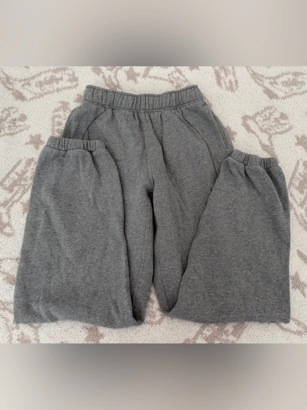 Lululemon Scuba Mid-Rise Oversized Jogger Heathered Medium Grey XXS